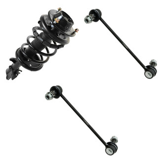 TRQ® - Front Passenger Side Complete Strut Assembly and Stabilizer Bar Link Kit