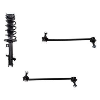 TRQ® - Front Passenger Side Complete Strut Assembly and Stabilizer Bar Link Kit