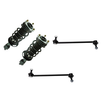 TRQ® - Front Passenger Side Complete Strut Assembly and Stabilizer Bar Link Kit