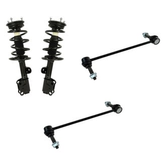 TRQ® - Front Passenger Side Complete Strut Assembly and Stabilizer Bar Link Kit