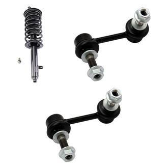 TRQ® - Front Passenger Side Strut and Stabilizer Bar Link Kit