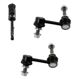 TRQ® - Front Passenger Side Strut and Stabilizer Bar Link Kit