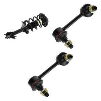 TRQ® - Front Passenger Side Complete Strut Assembly and Stabilizer Bar Link Kit
