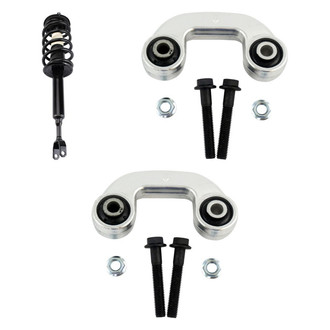 TRQ® - Front Passenger Side Strut and Stabilizer Bar Link Kit