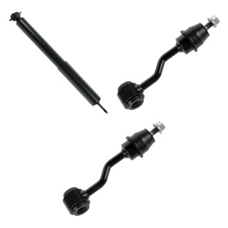TRQ® - Front Passenger Side Shock Absorber and Stabilizer Bar Link Kit