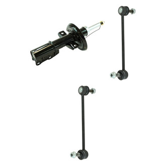 TRQ® - Front Passenger Side Strut and Stabilizer Bar Link Kit