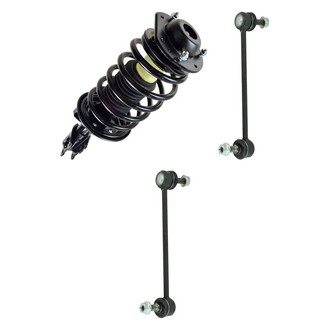 TRQ® - Front Passenger Side Complete Strut Assembly and Stabilizer Bar Link Kit