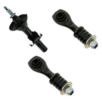 TRQ® - Rear Driver Side Strut and Stabilizer Bar Link Kit
