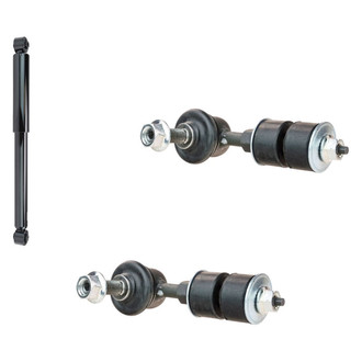 TRQ® - Rear Driver Side Shock Absorber and Stabilizer Bar Link Kit