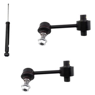 TRQ® - Rear Driver Side Shock Absorber and Stabilizer Bar Link Kit