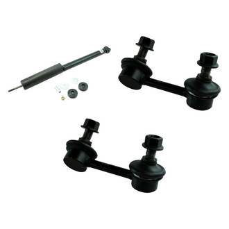 TRQ® - Rear Driver Side Shock Absorber and Stabilizer Bar Link Kit