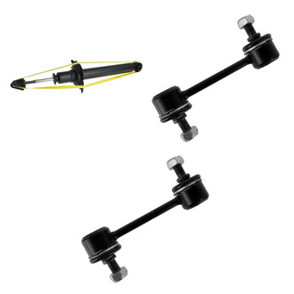 TRQ® - Shock Absorber and Stabilizer Bar Link Kit