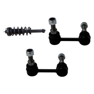 TRQ® - Rear Driver Side Complete Strut Assembly and Stabilizer Bar Link Kit