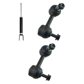 TRQ® - Rear Driver Side Shock Absorber and Stabilizer Bar Link Kit
