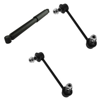 TRQ® - Rear Driver Side Shock Absorber and Stabilizer Bar Link Kit