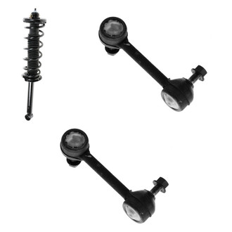 TRQ® - Rear Driver Side Complete Strut Assembly and Stabilizer Bar Link Kit