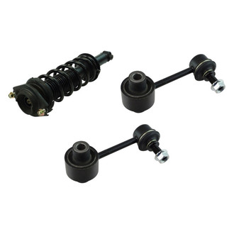 TRQ® - Rear Driver Side Complete Strut Assembly and Stabilizer Bar Link Kit