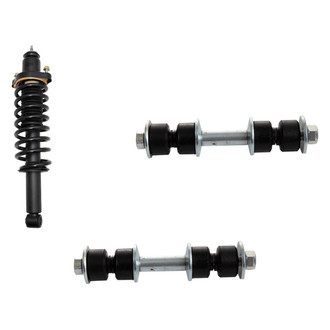 TRQ® - Rear Complete Strut Assembly and Stabilizer Bar Link Kit