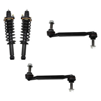 TRQ® - Rear Driver Side Complete Strut Assembly and Stabilizer Bar Link Kit