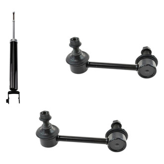 TRQ® - Rear Shock Absorber and Stabilizer Bar Link Kit