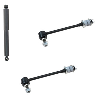 TRQ® - Rear Driver Side Shock Absorber and Stabilizer Bar Link Kit