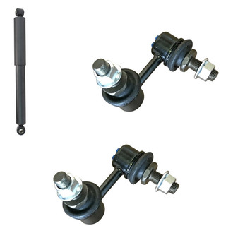 TRQ® - Rear Driver Side Shock Absorber and Stabilizer Bar Link Kit