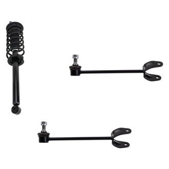 TRQ® - Rear Driver Side Complete Strut Assembly and Stabilizer Bar Link Kit