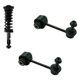 TRQ® - Rear Driver Side Complete Strut Assembly and Stabilizer Bar Link Kit