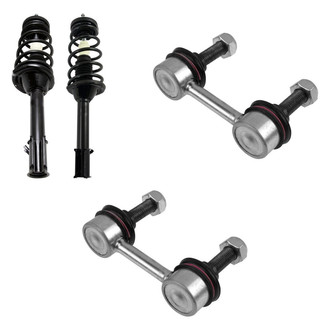 TRQ® - Rear Driver Side Complete Strut Assembly and Stabilizer Bar Link Kit