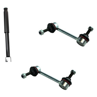 TRQ® - Rear Driver Side Shock Absorber and Stabilizer Bar Link Kit