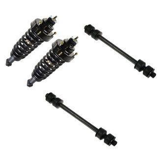 TRQ® - Rear Driver Side Complete Strut Assembly and Stabilizer Bar Link Kit