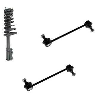TRQ® - Rear Driver Side Complete Strut Assembly and Stabilizer Bar Link Kit