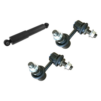 TRQ® - Rear Driver Side Shock Absorber and Stabilizer Bar Link Kit