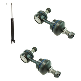 TRQ® - Rear Driver Side Shock Absorber and Stabilizer Bar Link Kit