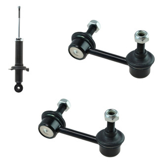 TRQ® - Rear Driver Side Strut and Stabilizer Bar Link Kit