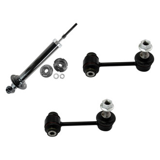 TRQ® - Rear Driver Side Shock Absorber and Stabilizer Bar Link Kit