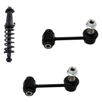 TRQ® - Rear Driver Side Complete Strut Assembly and Stabilizer Bar Link Kit