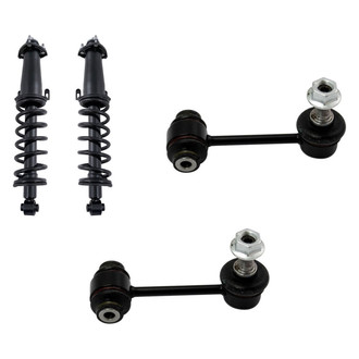 TRQ® - Rear Driver Side Complete Strut Assembly and Stabilizer Bar Link Kit