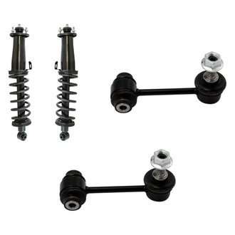 TRQ® - Rear Driver Side Complete Strut Assembly and Stabilizer Bar Link Kit