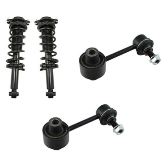 TRQ® - Rear Complete Strut Assembly and Stabilizer Bar Link Kit