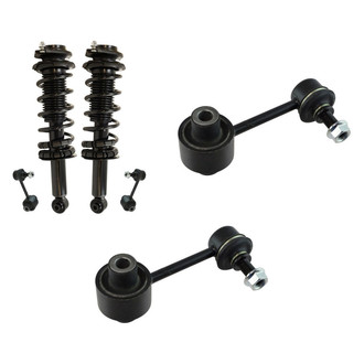 TRQ® - Rear Driver Side Complete Strut Assembly and Stabilizer Bar Link Kit