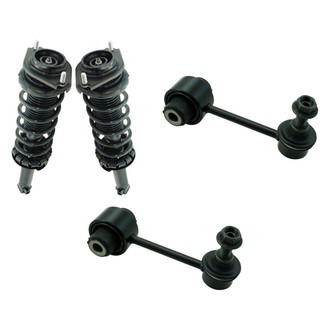 TRQ® - Rear Driver Side Complete Strut Assembly and Stabilizer Bar Link Kit
