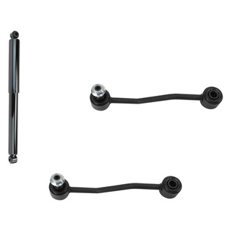 TRQ® - Rear Driver Side Shock Absorber and Stabilizer Bar Link Kit