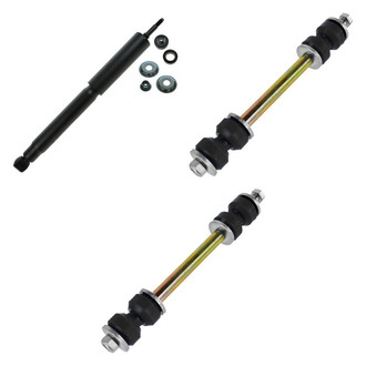 TRQ® - Rear Driver Side Shock Absorber and Stabilizer Bar Link Kit