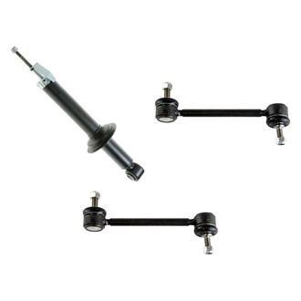TRQ® - Rear Driver Side Shock Absorber and Stabilizer Bar Link Kit