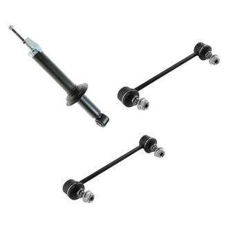 TRQ® - Rear Driver Side Shock Absorber and Stabilizer Bar Link Kit
