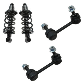 TRQ® - Rear Driver Side Complete Strut Assembly and Stabilizer Bar Link Kit