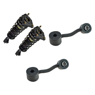 TRQ® - Rear Driver Side Complete Strut Assembly and Stabilizer Bar Link Kit