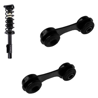 TRQ® - Rear Driver Side Complete Strut Assembly and Stabilizer Bar Link Kit