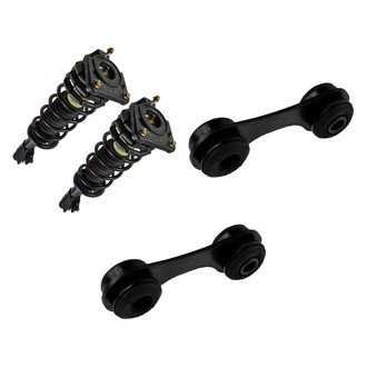 TRQ® - Rear Driver Side Complete Strut Assembly and Stabilizer Bar Link Kit